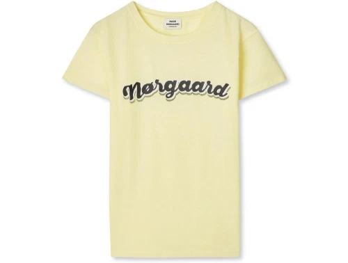 Mads Nørgaard tender yellow t-shirt Tuvina